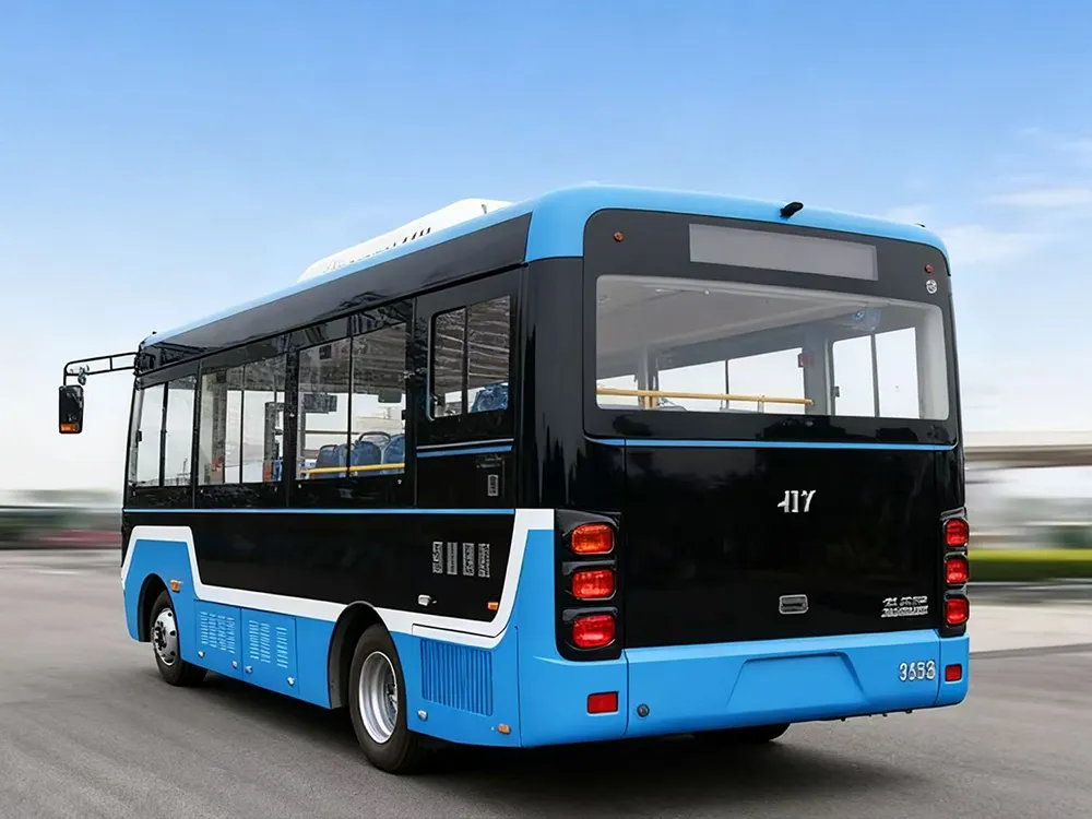 14 орундуу таза электр коомдук автобусун колдонгон