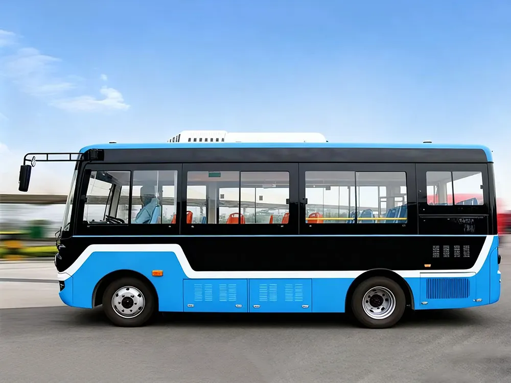 14 орундуу таза электр коомдук автобусун колдонгон