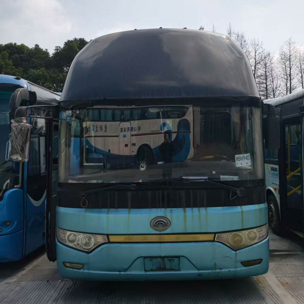 Yutong 53 орундуу Дизель колдонулган Blue Bus